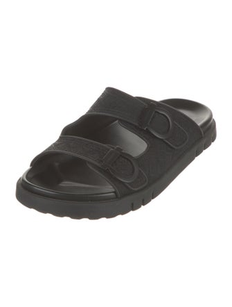 Ferragamo Leather Slides