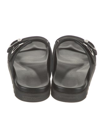 Ferragamo Leather Slides