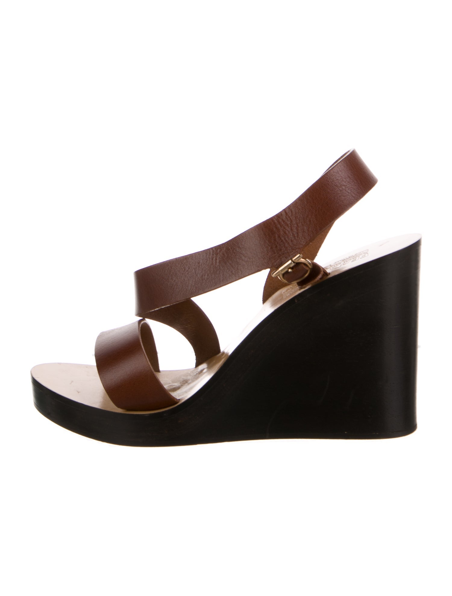 Ferragamo Leather Slingback Sandals