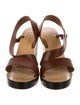 Ferragamo Leather Slingback Sandals