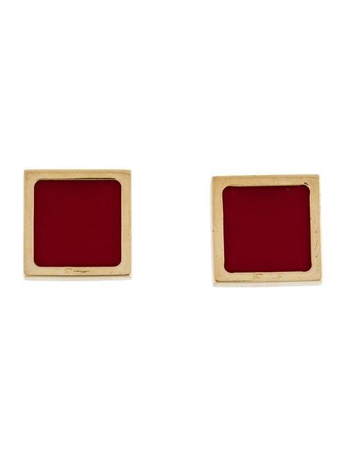 Ferragamo Resin Clip-On Earrings