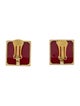 Ferragamo Resin Clip-On Earrings