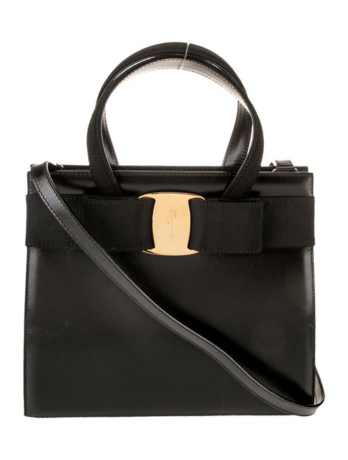Ferragamo Vara Bow Top Handle Bag