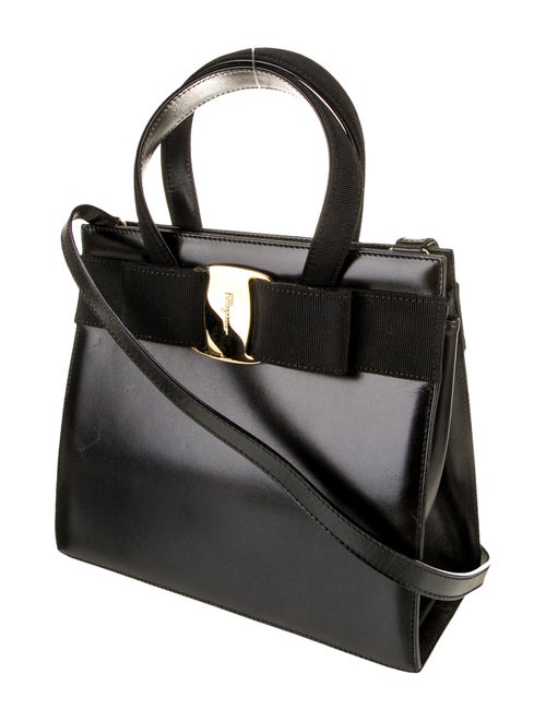 Ferragamo Vara Bow Top Handle Bag