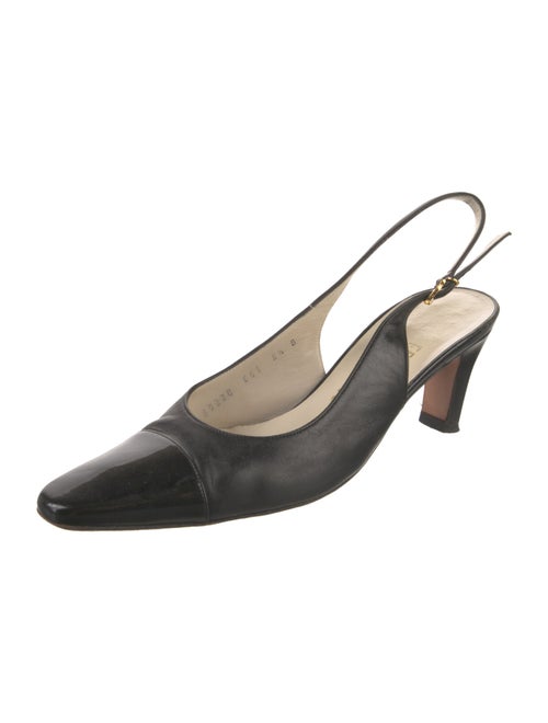 Salvatore Ferragamo Leather Slingback Pumps