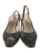 Salvatore Ferragamo Leather Slingback Pumps