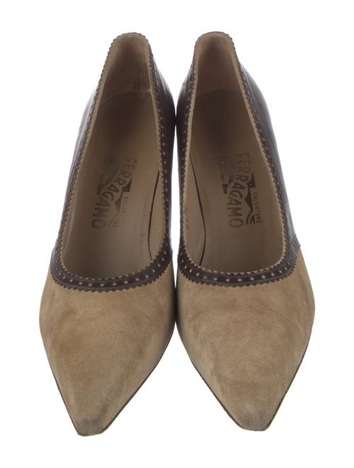 Ferragamo Suede Pumps