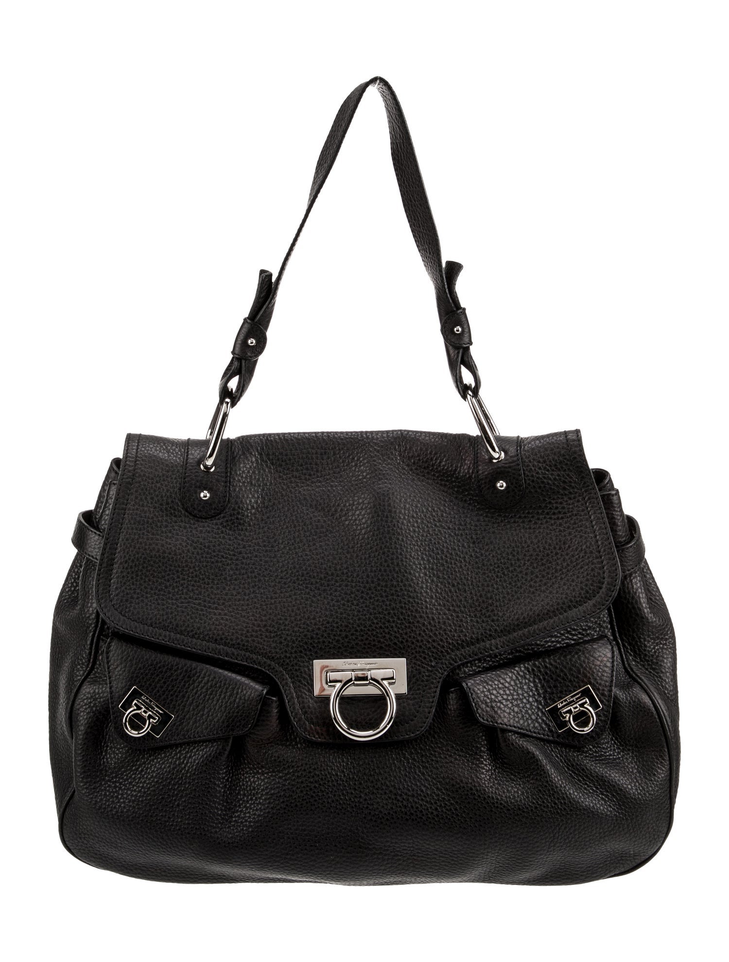 Ferragamo Leather Shoulder Bag