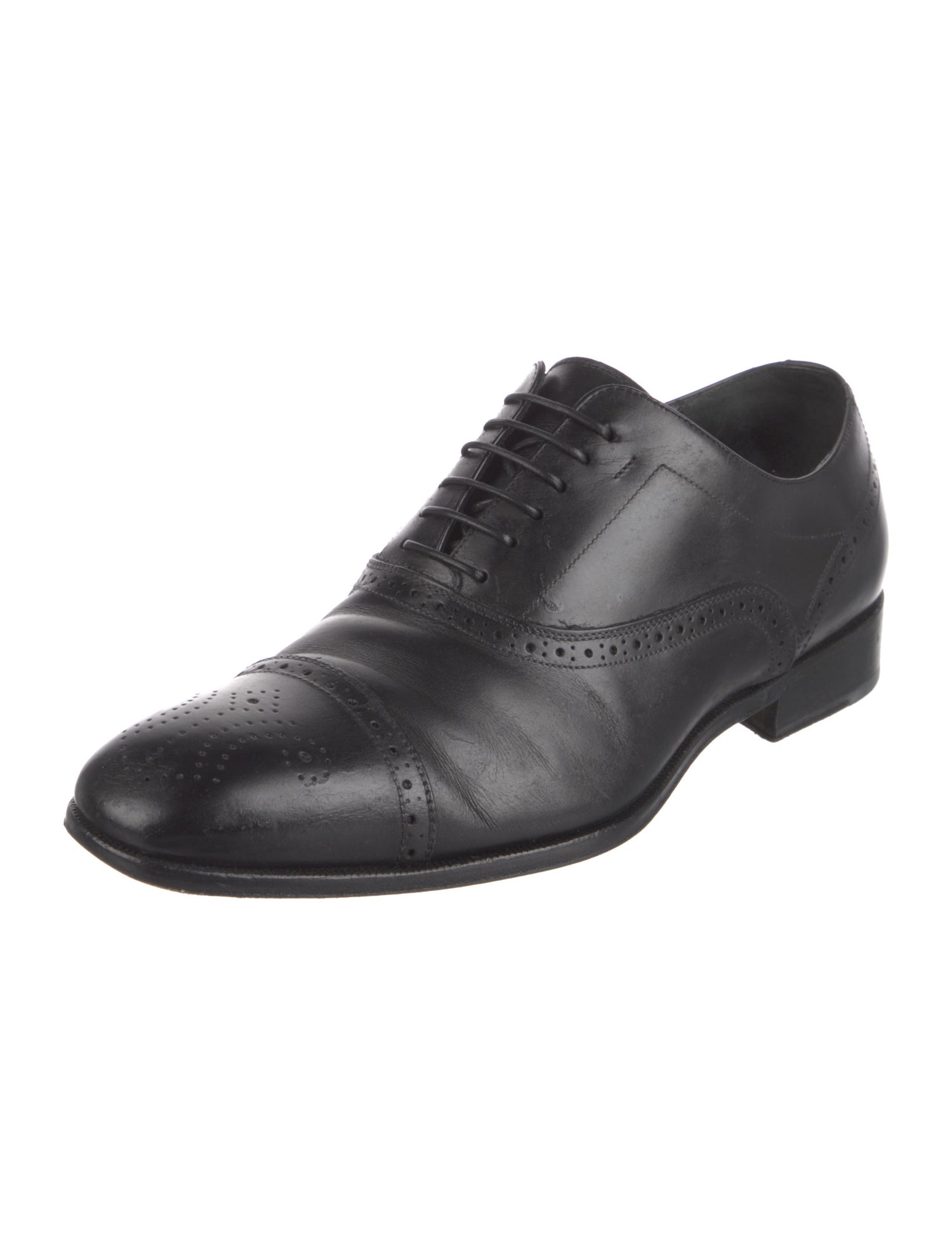 Ferragamo Leather Oxfords