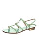 Ferragamo Snakeskin T-Strap Sandals