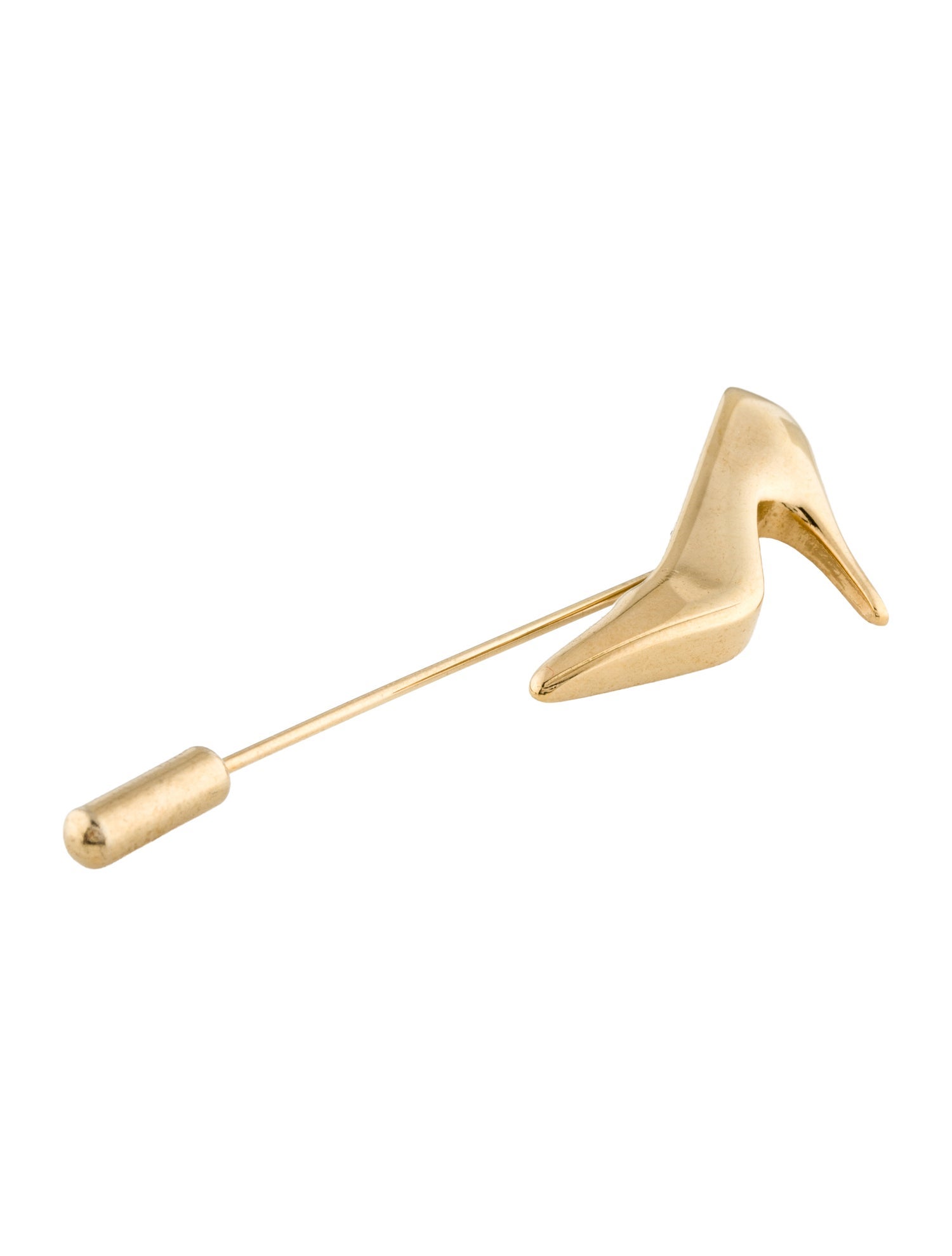 Ferragamo Vintage High Heeled Lapel Pin Brooch