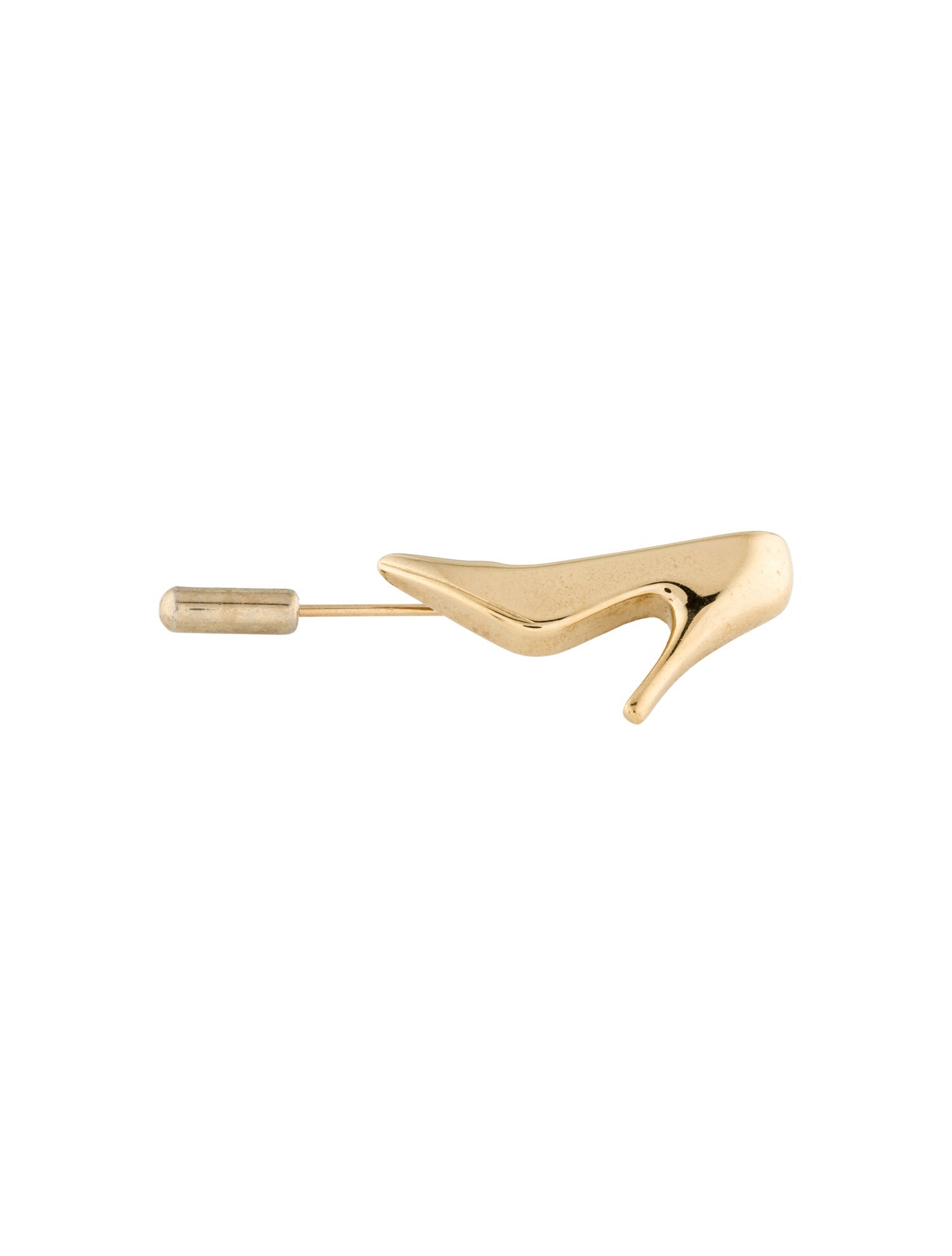 Ferragamo Vintage High Heeled Lapel Pin Brooch