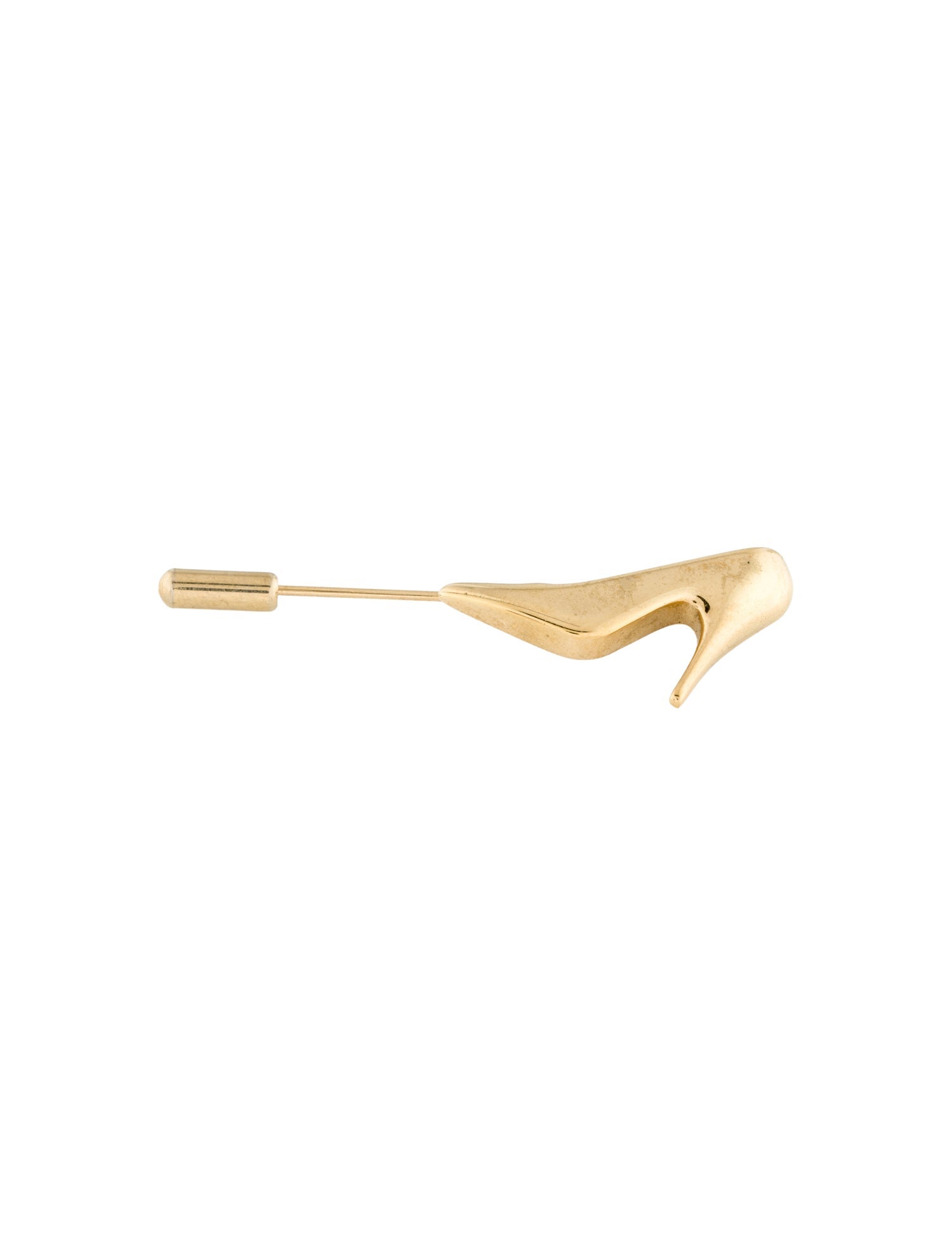 Ferragamo Vintage High Heeled Lapel Pin Brooch