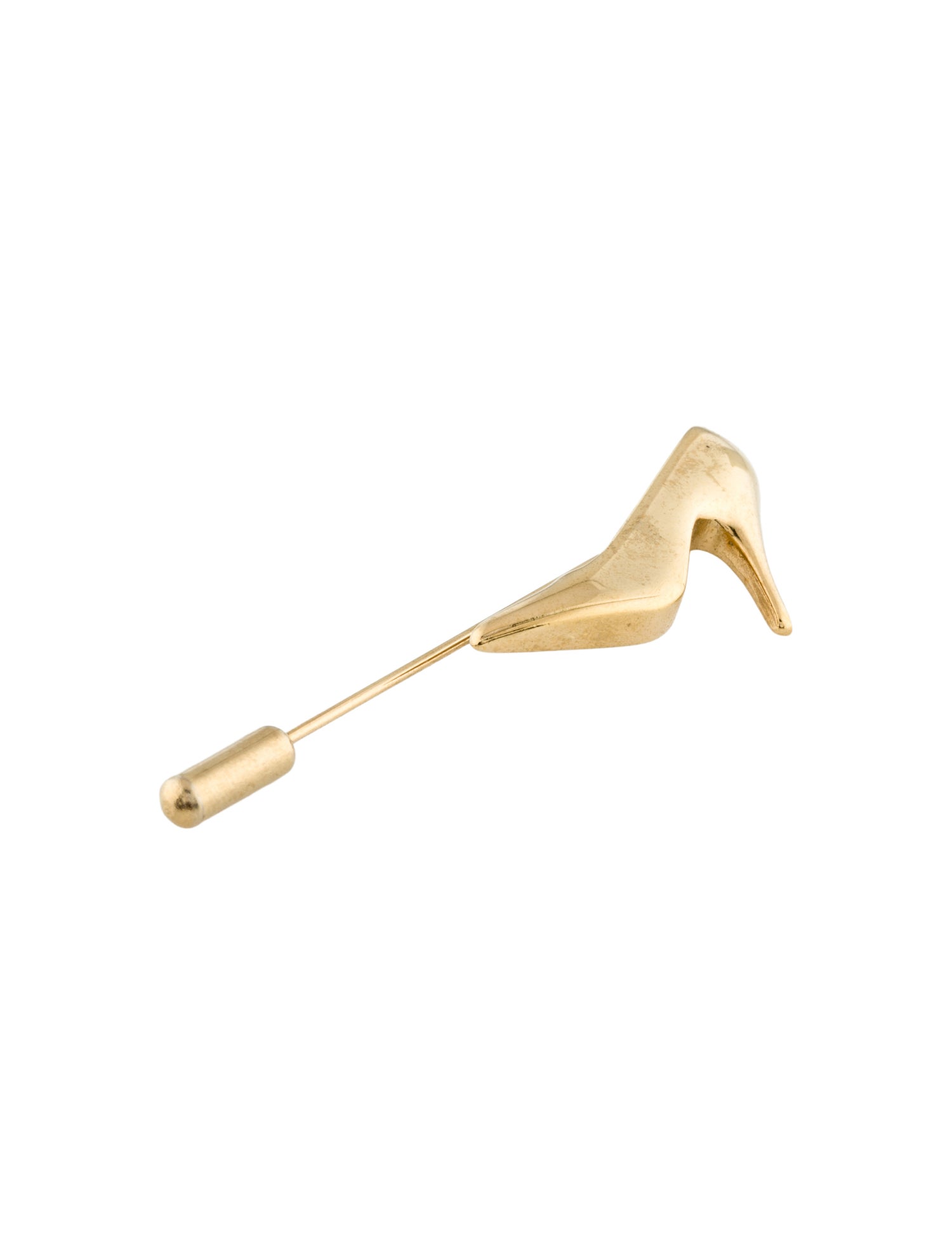 Ferragamo Vintage High Heeled Lapel Pin Brooch