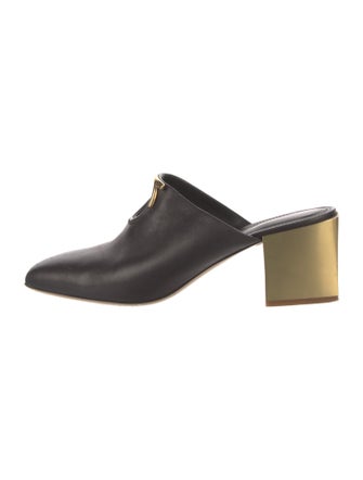 Salvatore Ferragamo Leather Mules