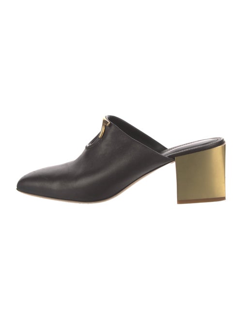 Salvatore Ferragamo Leather Mules