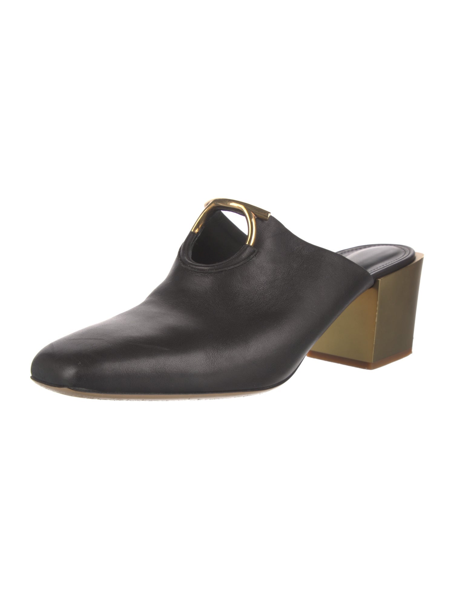 Salvatore Ferragamo Leather Mules