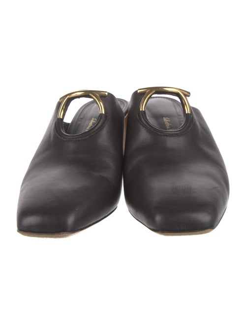 Salvatore Ferragamo Leather Mules
