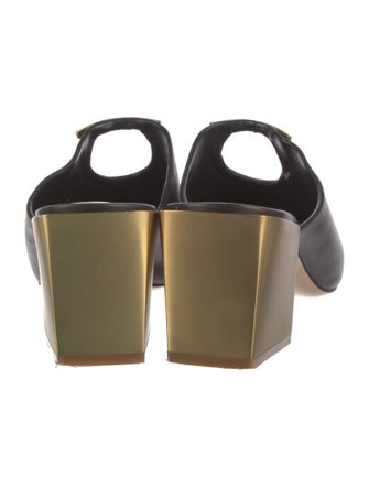 Salvatore Ferragamo Leather Mules