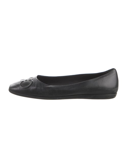 Ferragamo Leather Ballet Flats