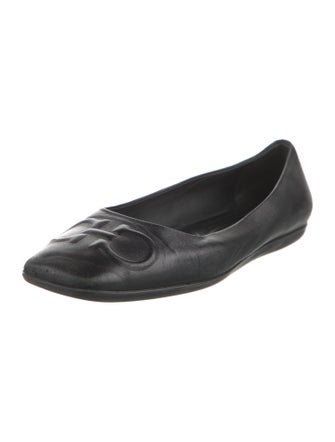 Ferragamo Leather Ballet Flats