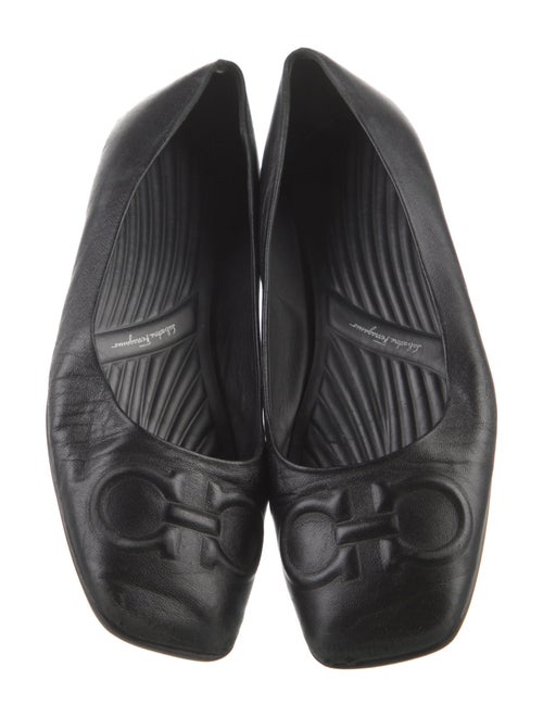 Ferragamo Leather Ballet Flats