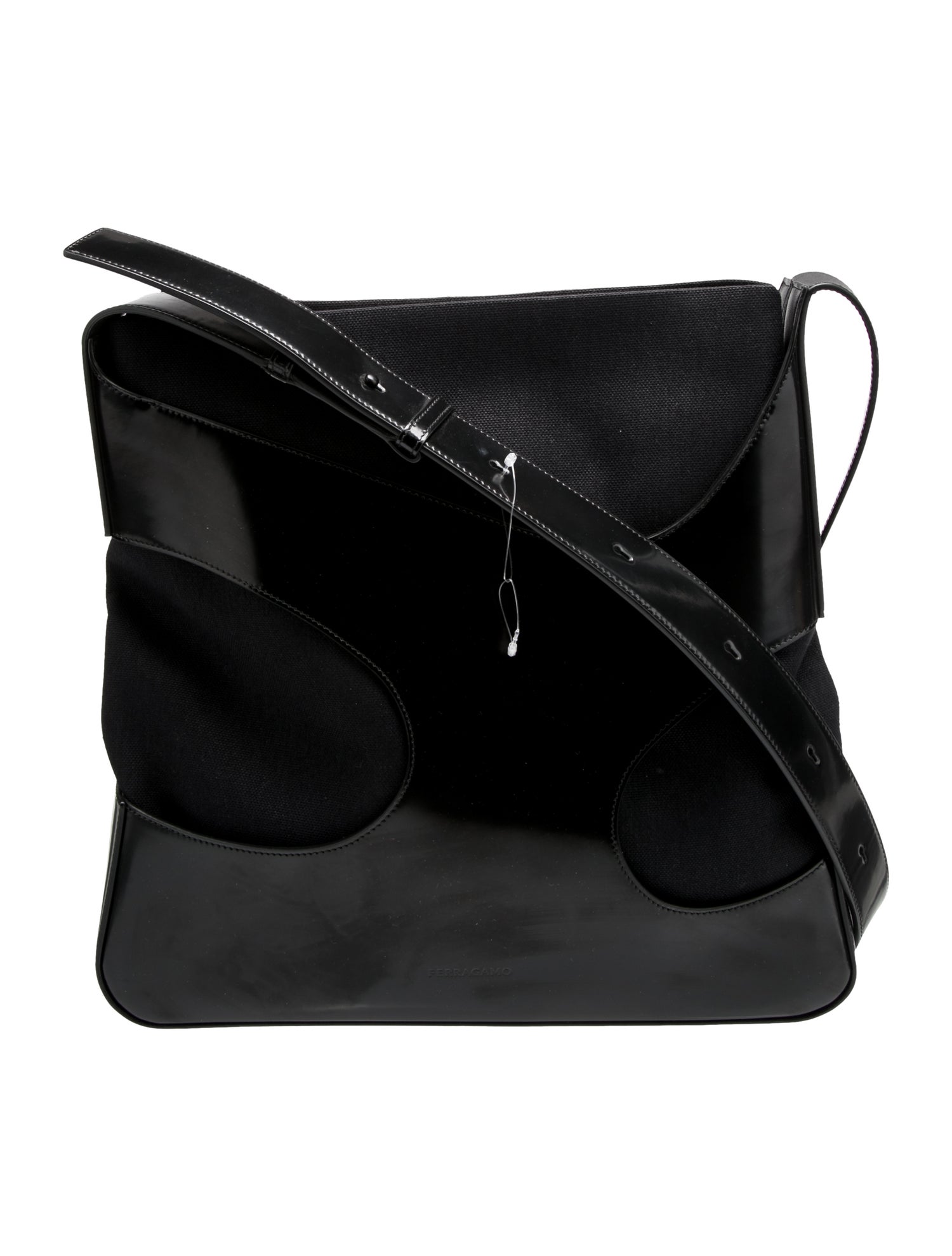 Ferragamo Patent Leather Shoulder Bag