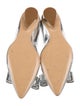 Ferragamo Patent Leather Bow Accents Ballet Flats