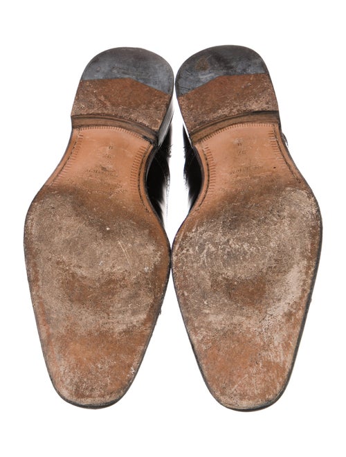 Ferragamo Leather Lasercut Accents Brogues