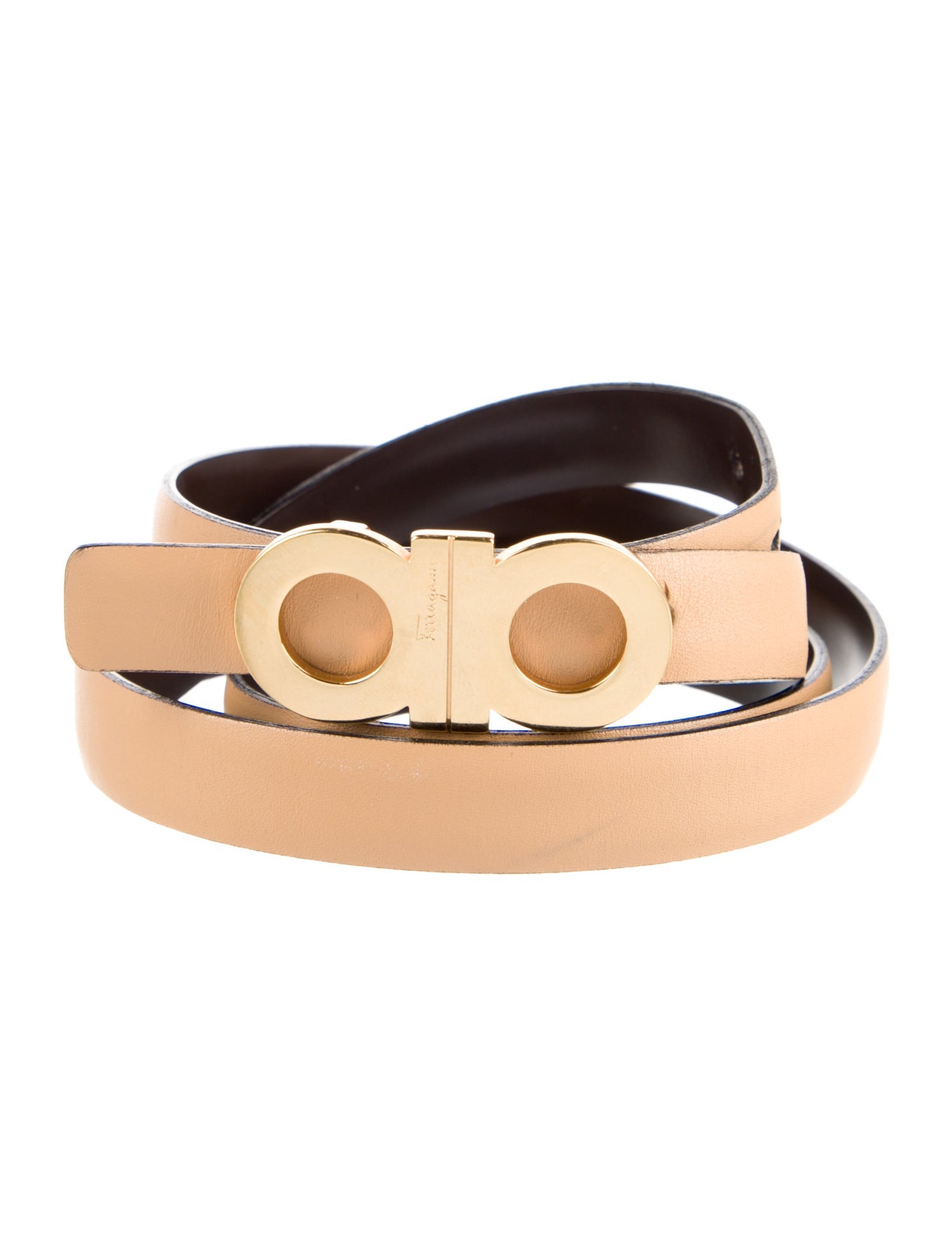 Ferragamo Skinny Leather Belt