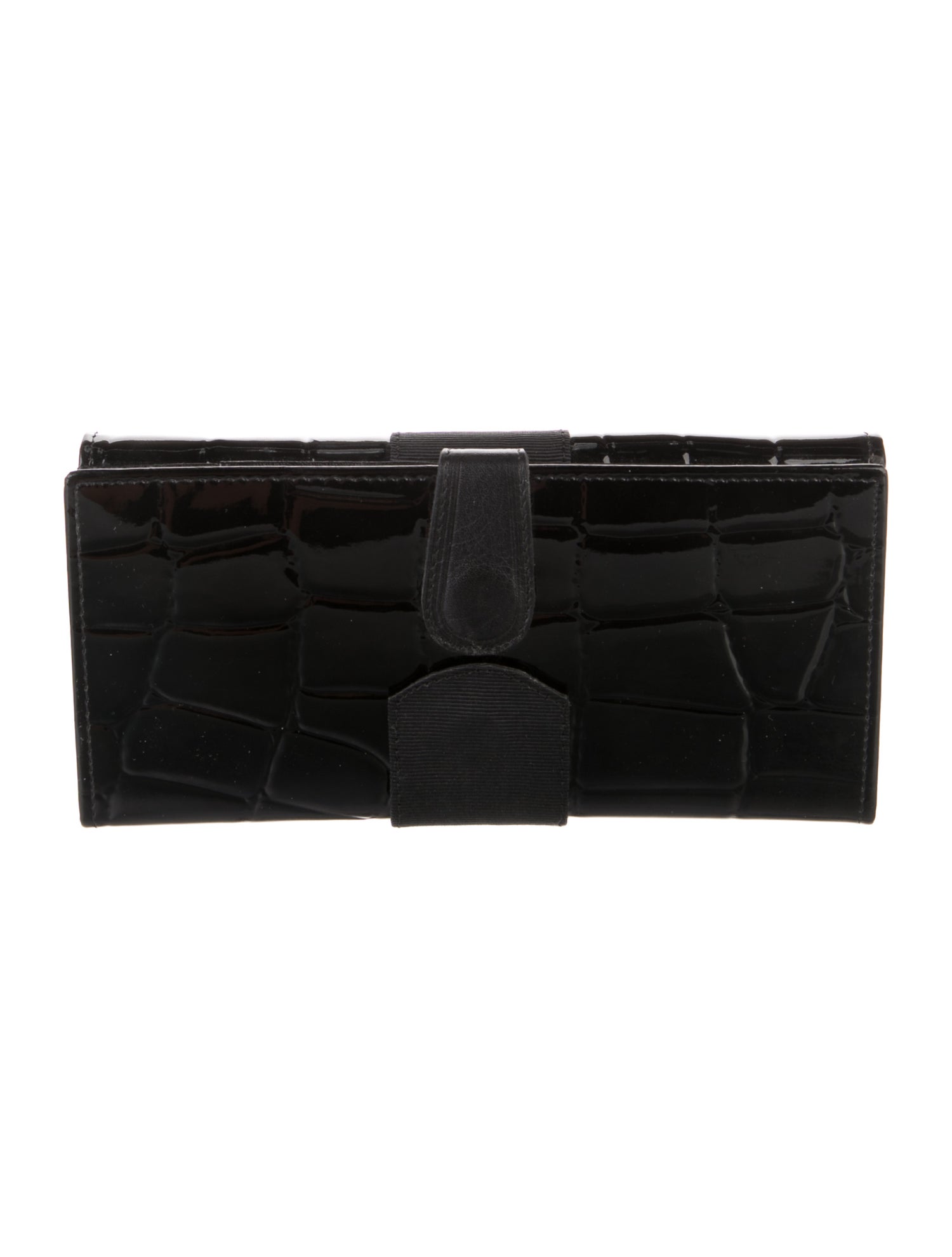 Ferragamo Patent Leather Continental Wallet