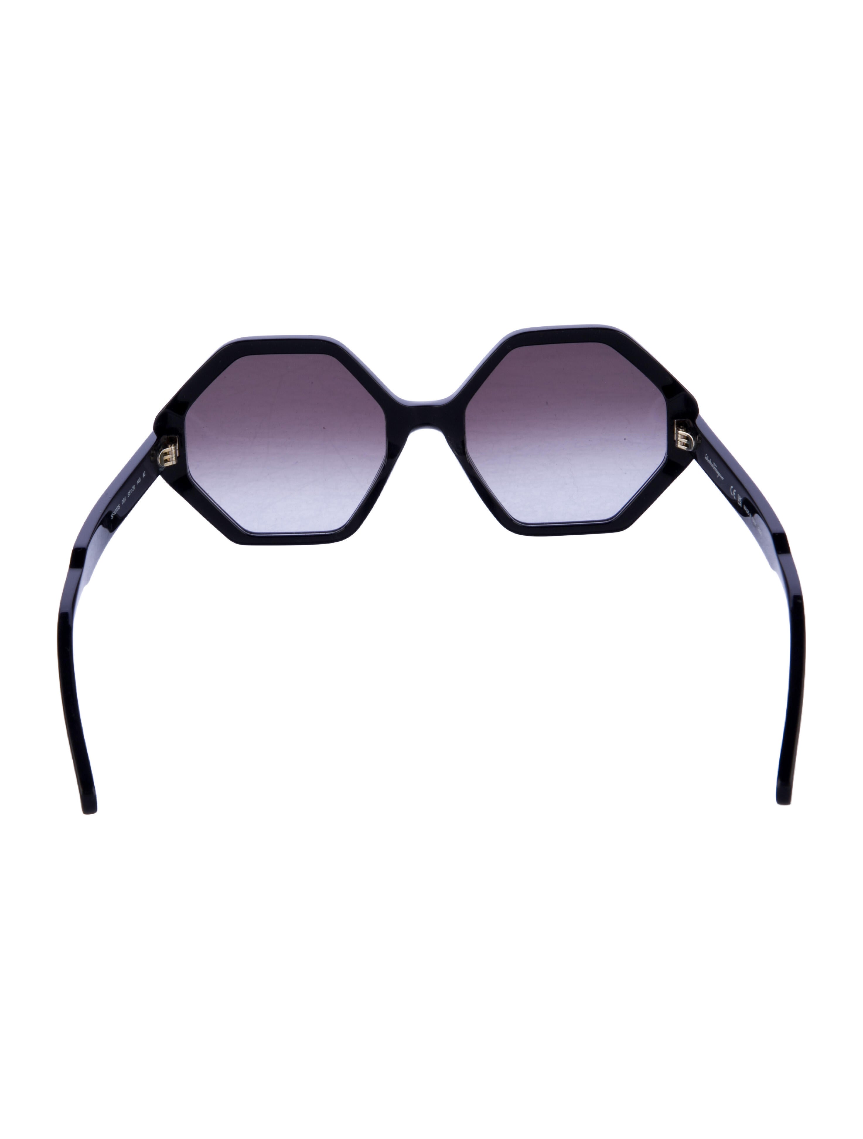 Salvatore Ferragamo Oversize Gradient Sunglasses