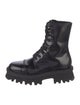 Ferragamo Leather Combat Boots