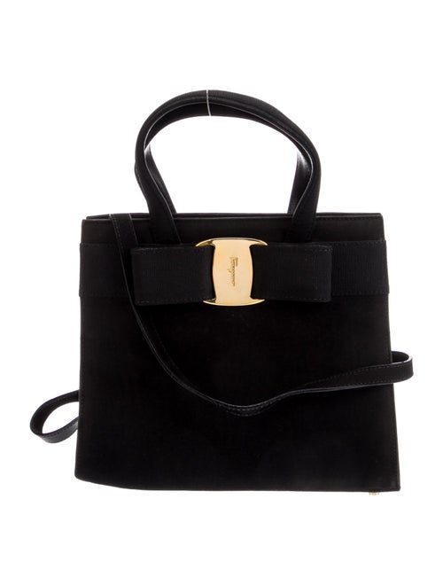 Ferragamo Vara Bow Top Handle Bag