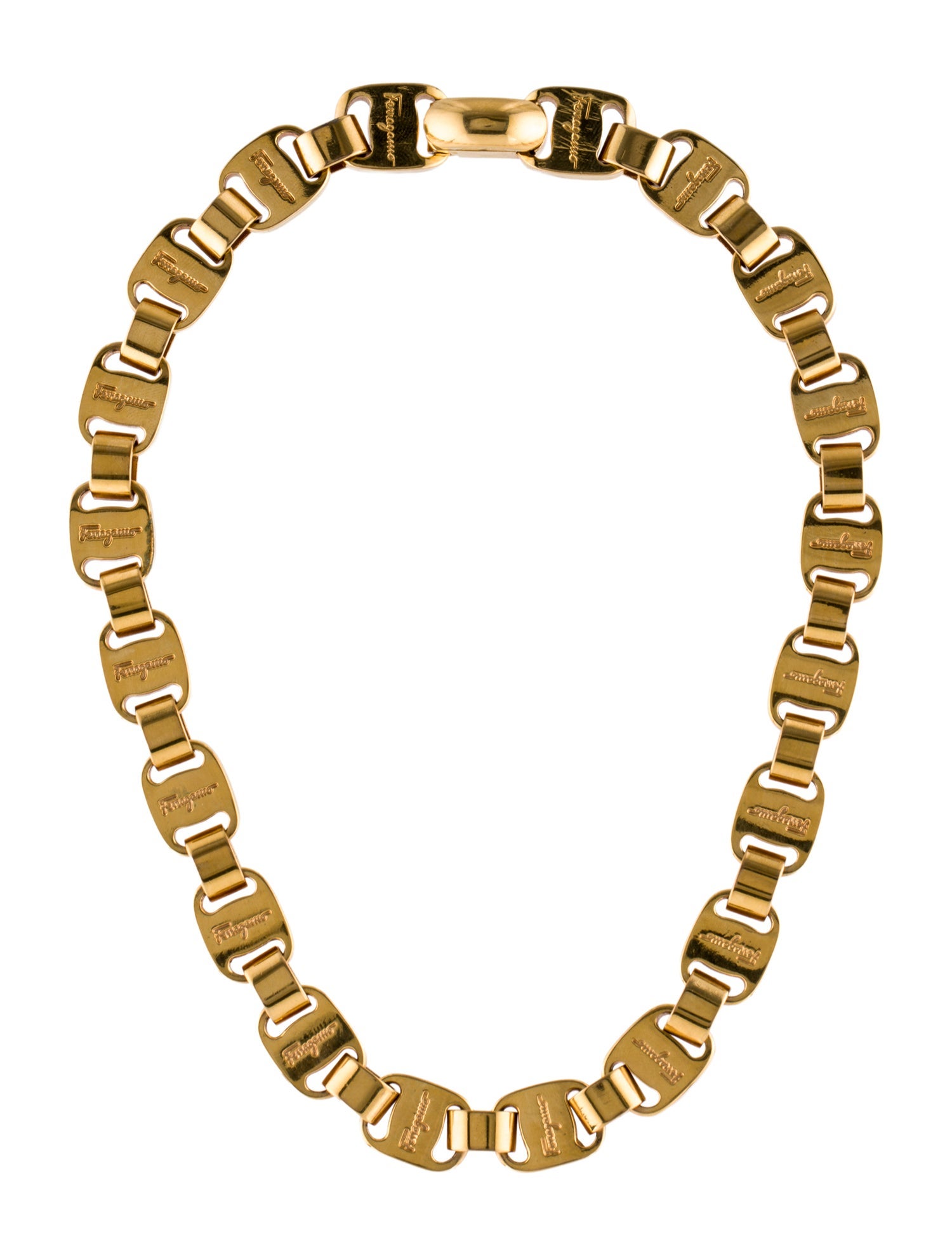 Ferragamo Link Chain Necklace