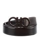 Ferragamo Patent Leather Embroidered Accent Belt Kit