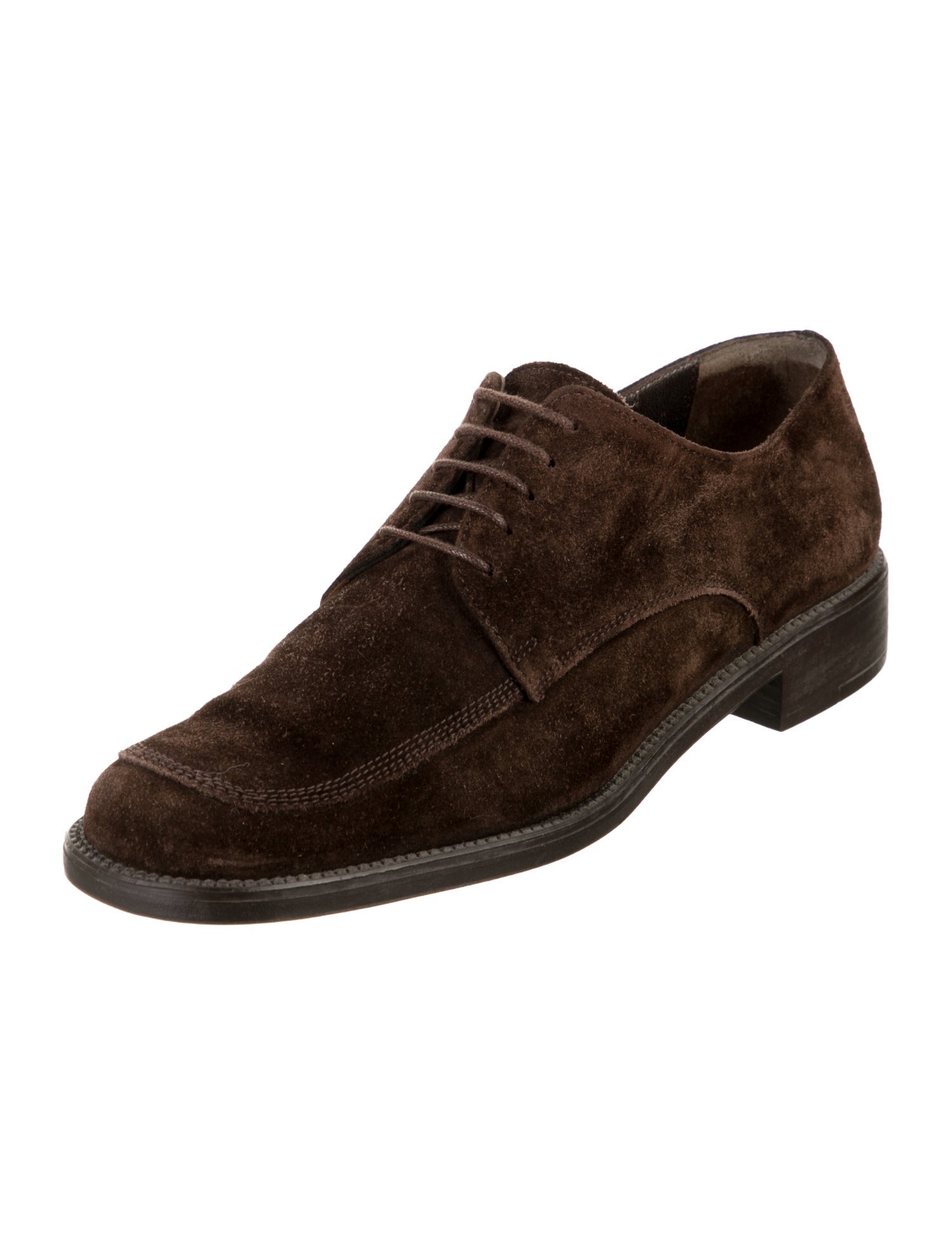 Ferragamo Suede Oxfords