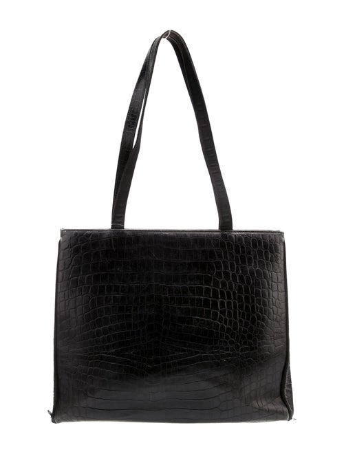 Ferragamo Embossed Leather Shoulder Bag