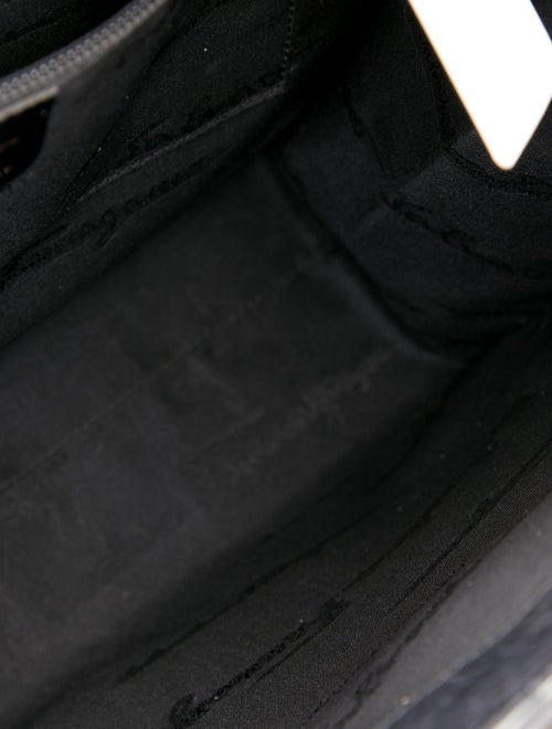 Ferragamo Embossed Leather Shoulder Bag