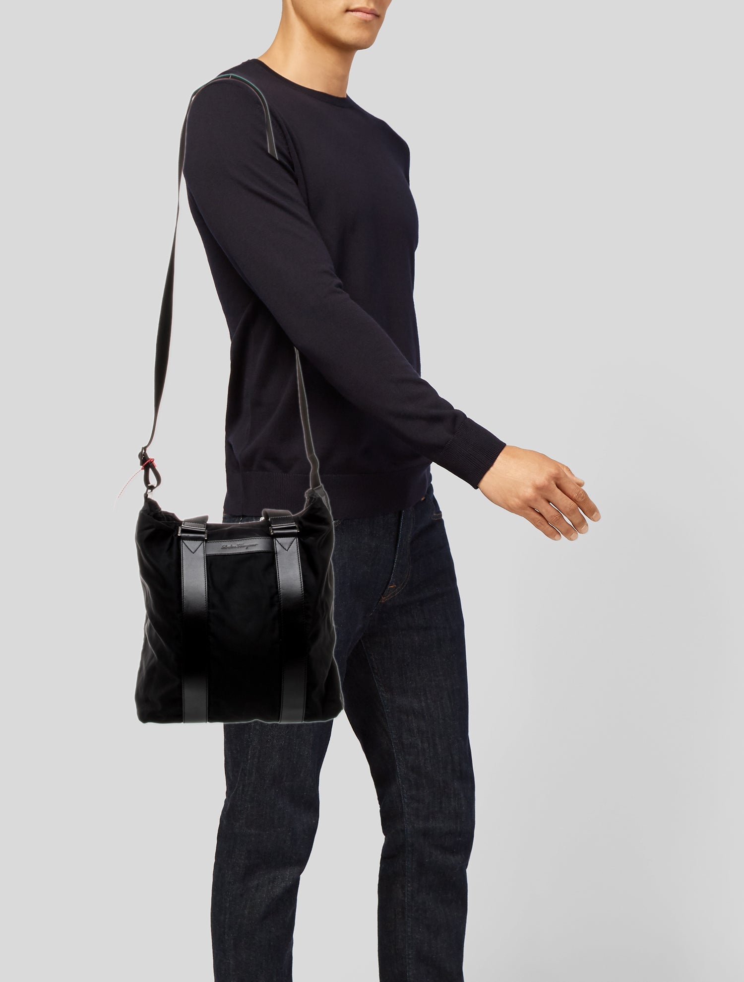 Ferragamo Nylon Messenger Bag