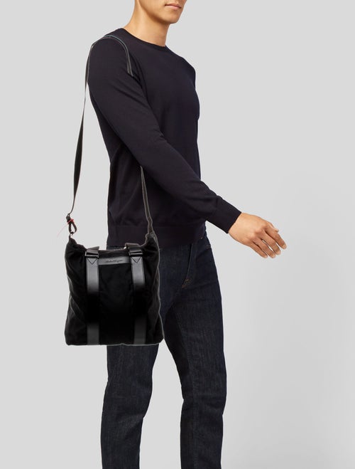 Ferragamo Nylon Messenger Bag