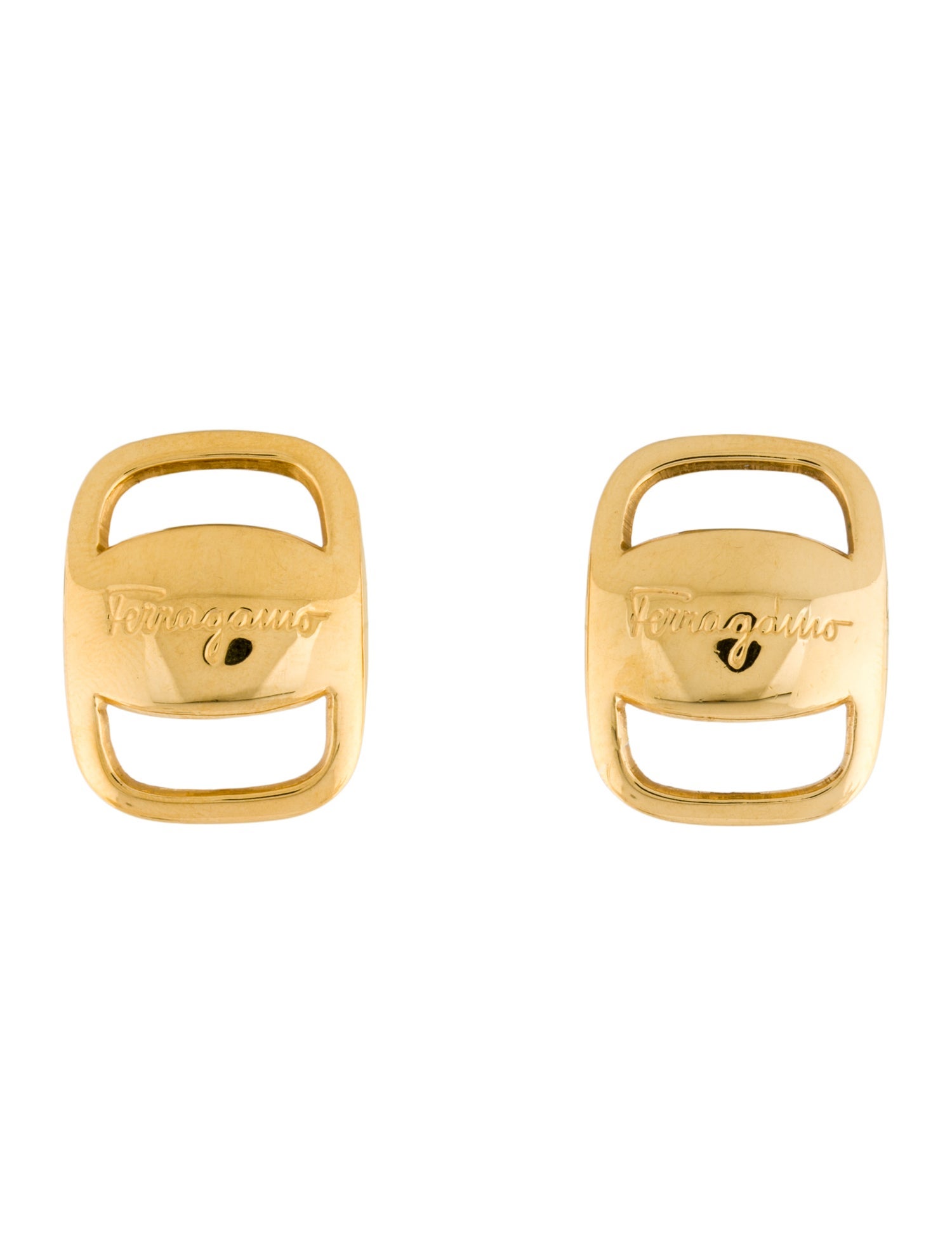 Ferragamo Vintage Clip-On Earrings