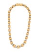 Ferragamo Two-Tone Logo Chain Link Necklace