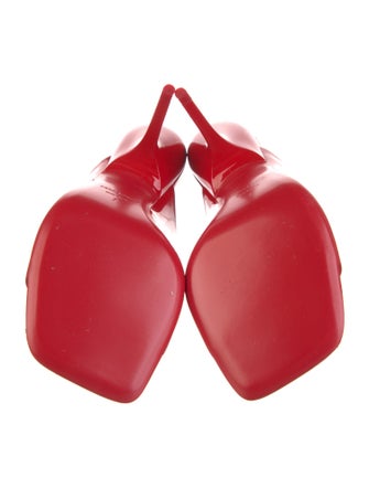 Ferragamo Patent Leather Bow Accents Slides