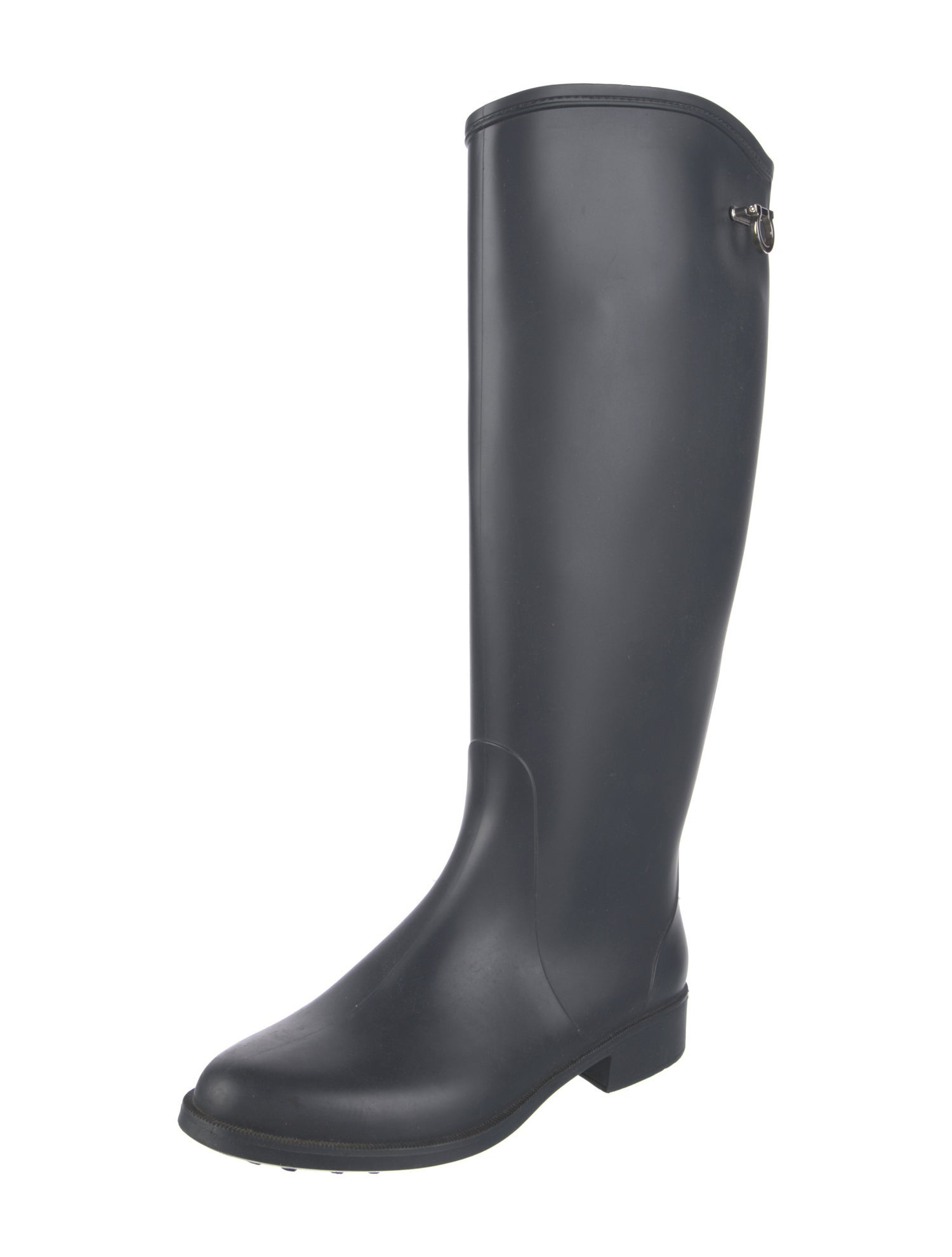 Salvatore Ferragamo Gancini Logo Rubber Rain Boots