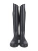 Salvatore Ferragamo Gancini Logo Rubber Rain Boots