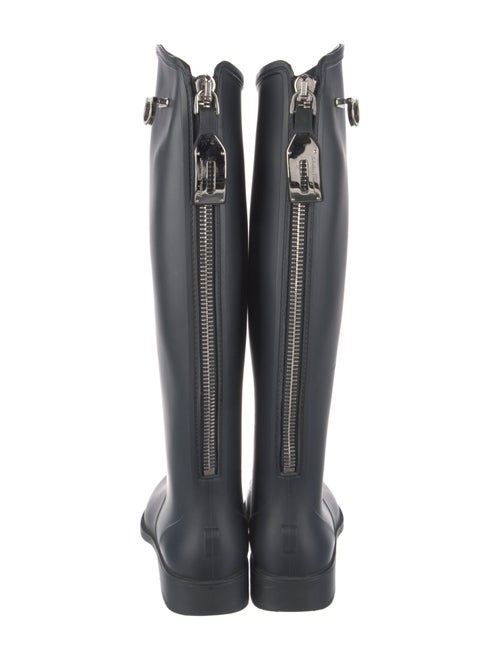 Salvatore Ferragamo Gancini Logo Rubber Rain Boots