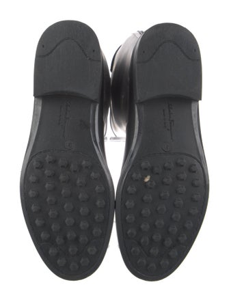 Salvatore Ferragamo Gancini Logo Rubber Rain Boots