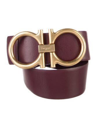 Ferragamo Wide Leather Belt
