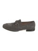 Ferragamo Horsebit Accent Suede Dress Loafers